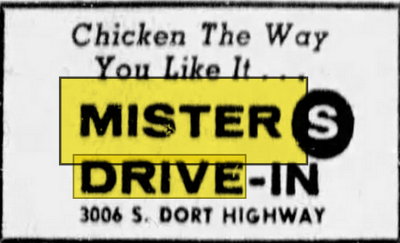 Misters Drive-In - Nov 19 1966 Article